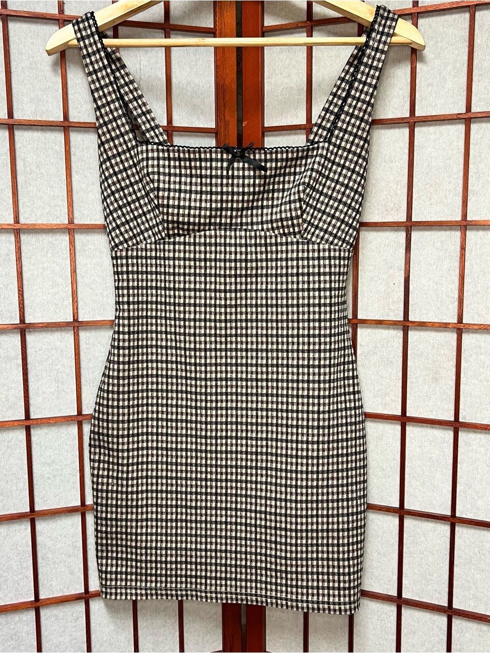 Plaid Mini Dress